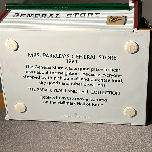 🖤Vtg 1994 The Sarah, Plain & Tall collection Mrs.Parkley’s General Store - Picture 9 of 14